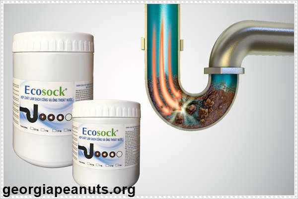 bột ecosock giúp sạch đường ống