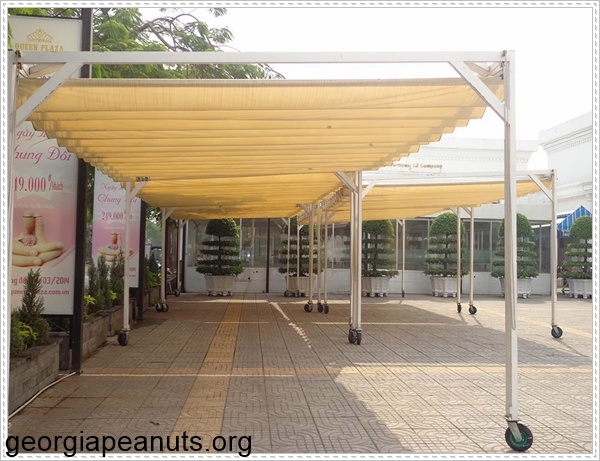 Mái hiên di động che nắng mưa