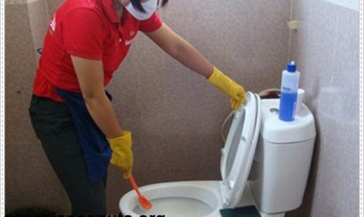 Mẹo thông cống trong nhà vệ sinh